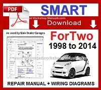 smart fortwo workshop service repair manual download